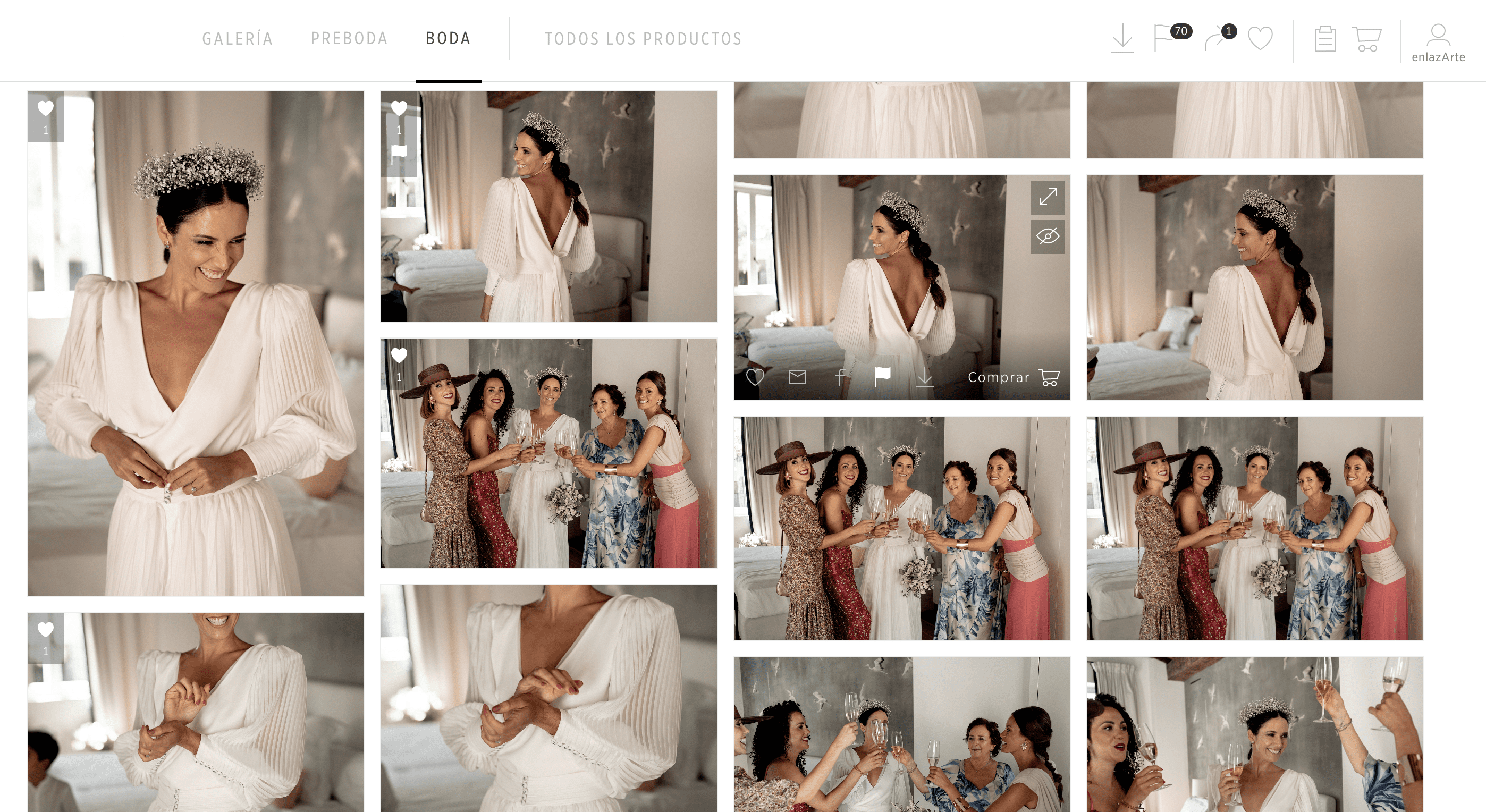 Ejemplo galería online